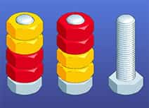 Nuts Puzzle Sort By Color