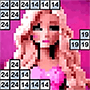 Color By Number Barbie